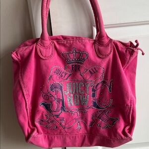 Juicy Couture Vibrant Y2K Vintage Pink Tote